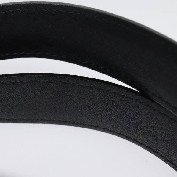 BURBERRY Nova Check Blue Label Chain Hand Bag Wool Gray Auth 92080 - Picture 8 of 16